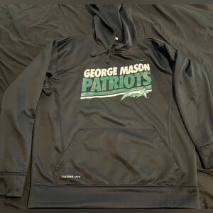 George Mason Patriots Black Hoodie